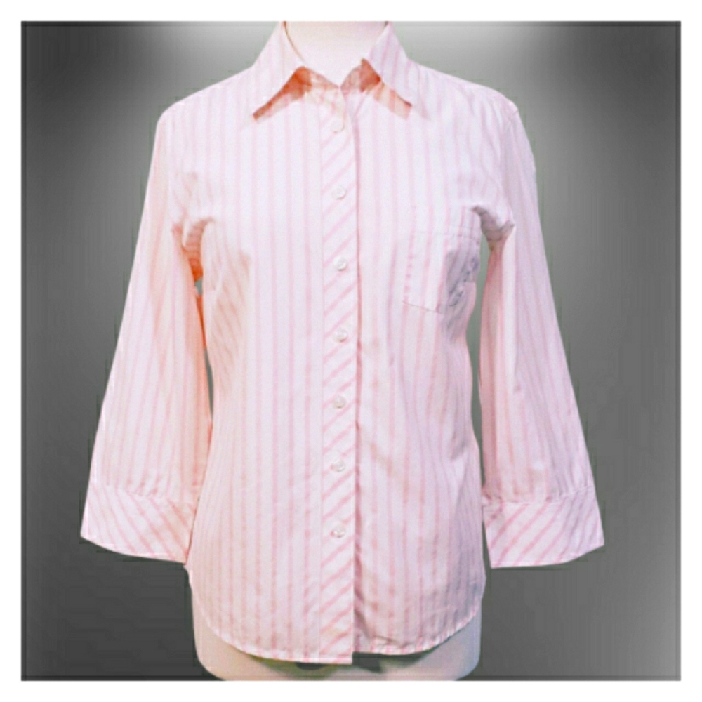Lilly Pulitzer striped Button down Blouse shirt